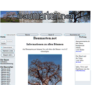 Tablet Screenshot of baumarten.net